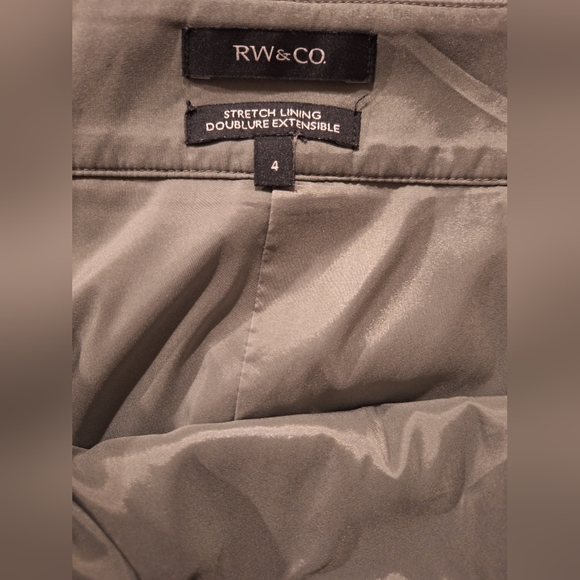 RW&CO. Grey Pencil Skirt - Sz 4 - Picture 5 of 6